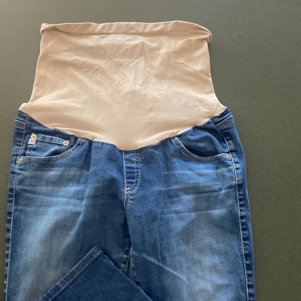 Maternity AG Adriano Goldschmied Full Panel straight jeans